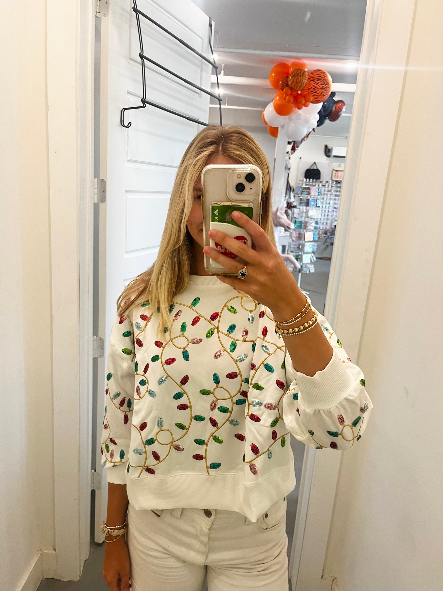 Christmas Lights Sweatshirt