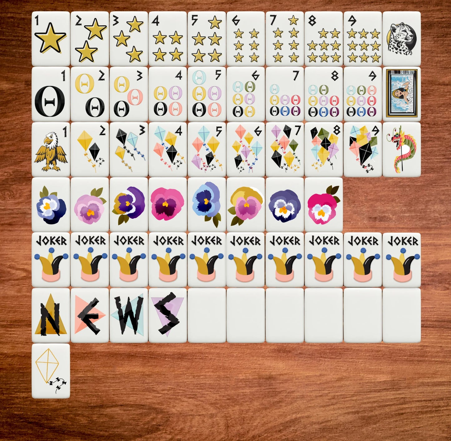 Sorority Mahjong Tiles