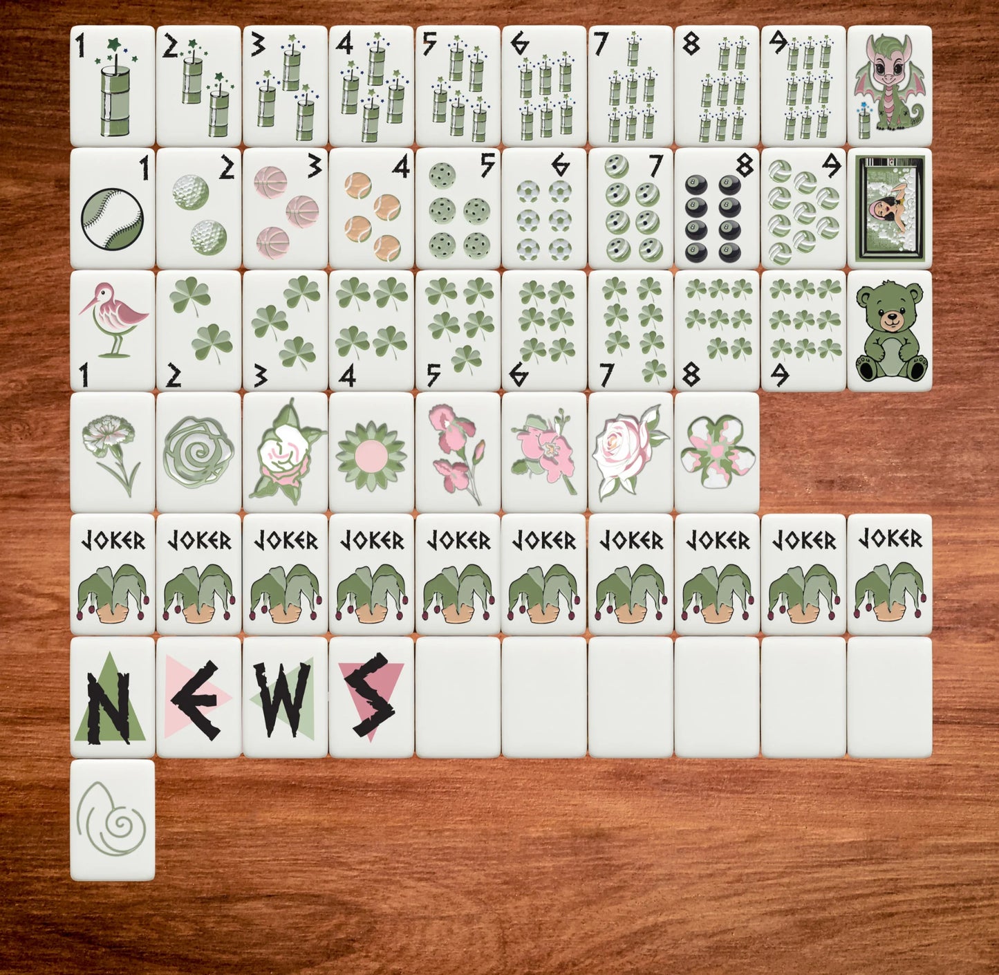 Sorority Mahjong Tiles