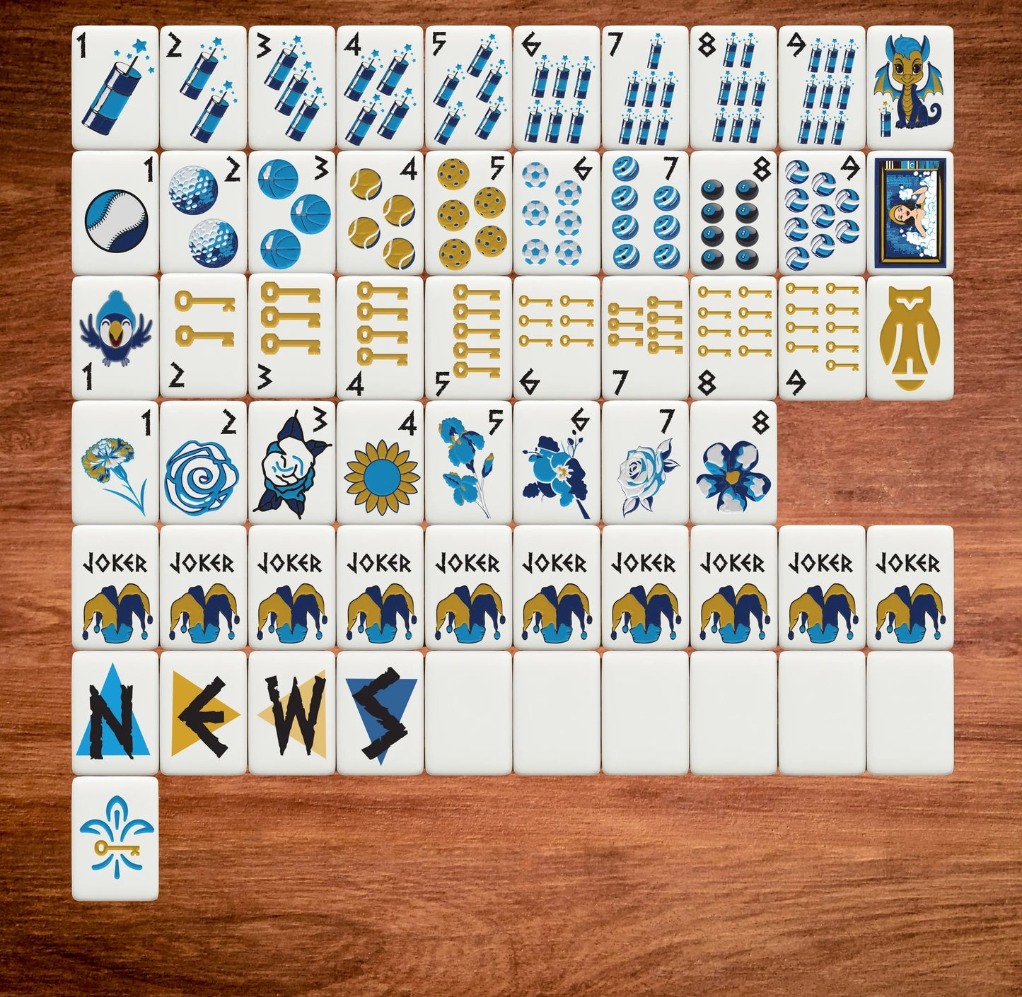 Sorority Mahjong Tiles