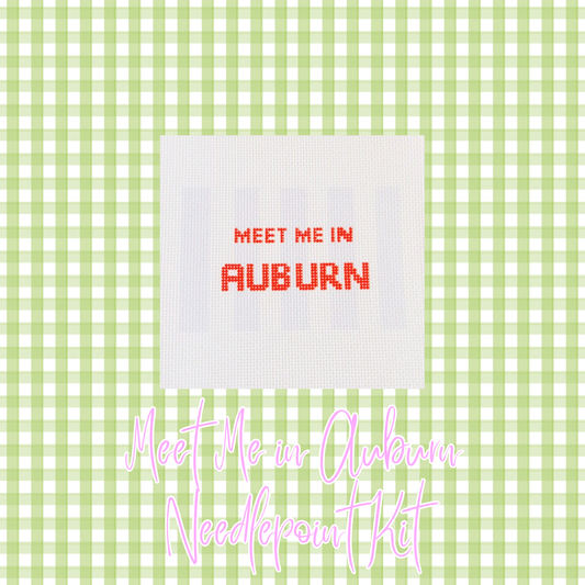 Meet Me in Auburn Needlepoint Kit