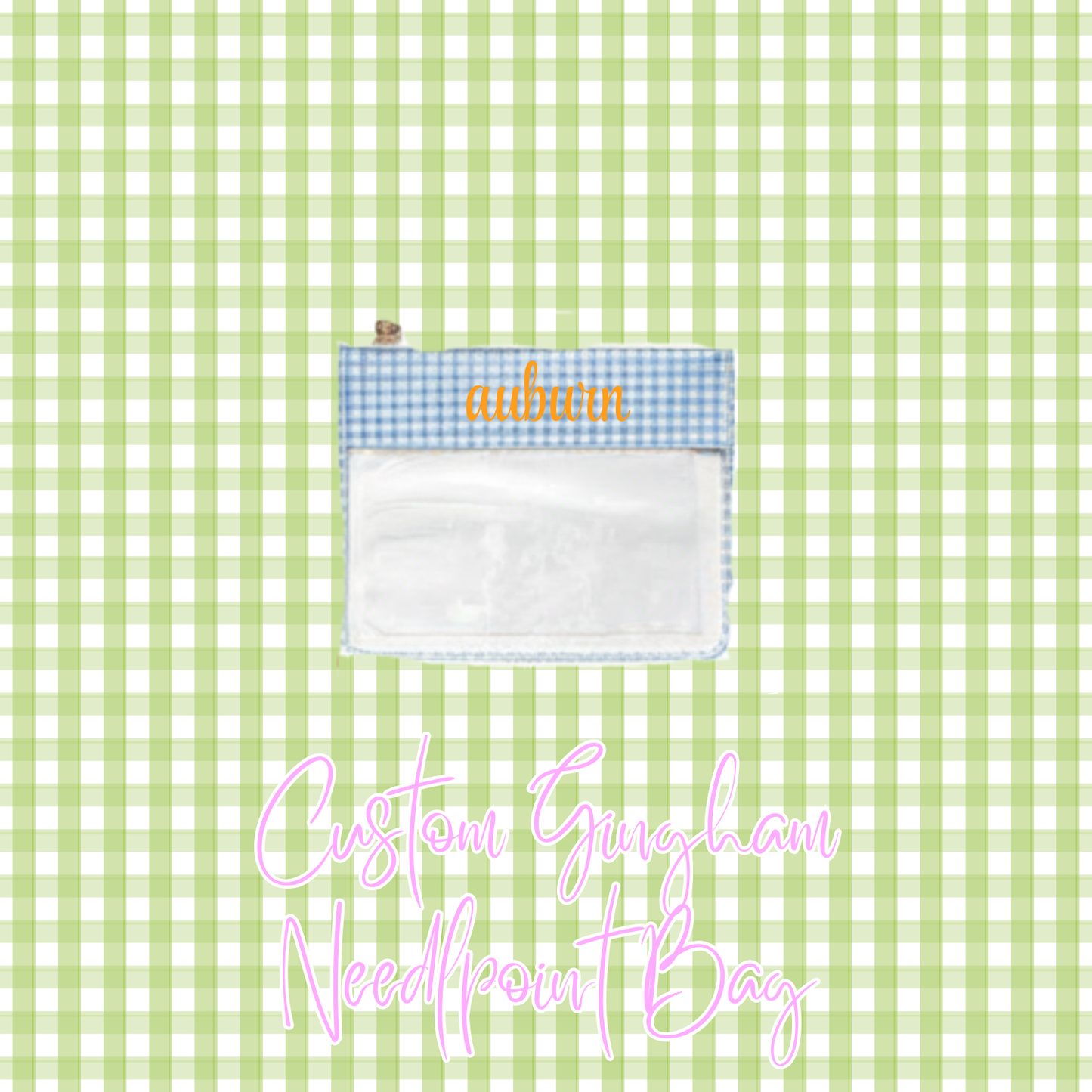 Auburn Needlepoint Project Bag