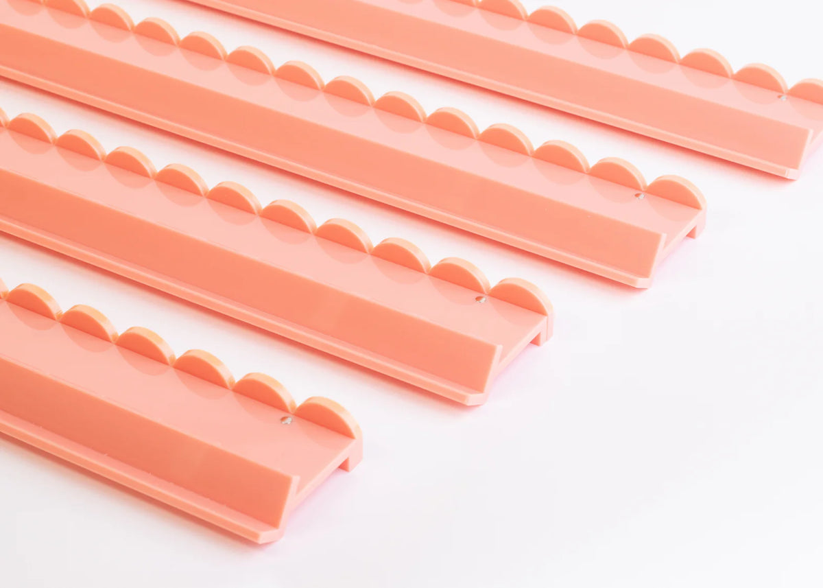 Scalloped Mahjong Racks and Pushers