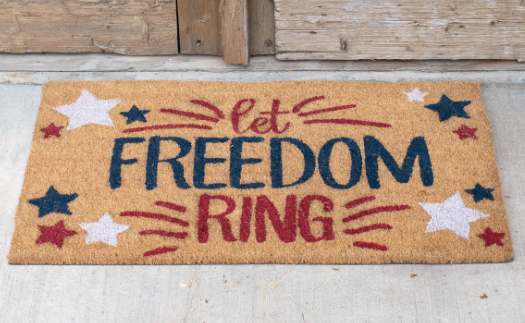 Let Freedom Ring Doormat