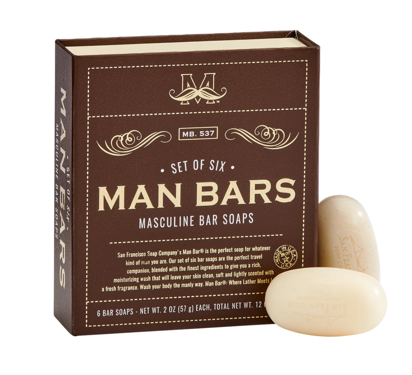 Man Bar Samplet Set of 6 Mini Bars