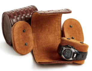 Woven Leather Watch Case