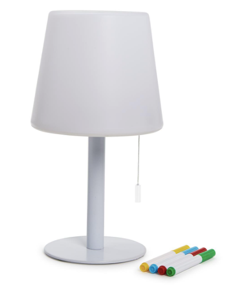 Cordless Table Lamp with Washabled Markers