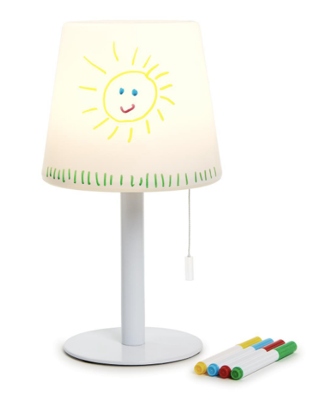 Cordless Table Lamp with Washabled Markers