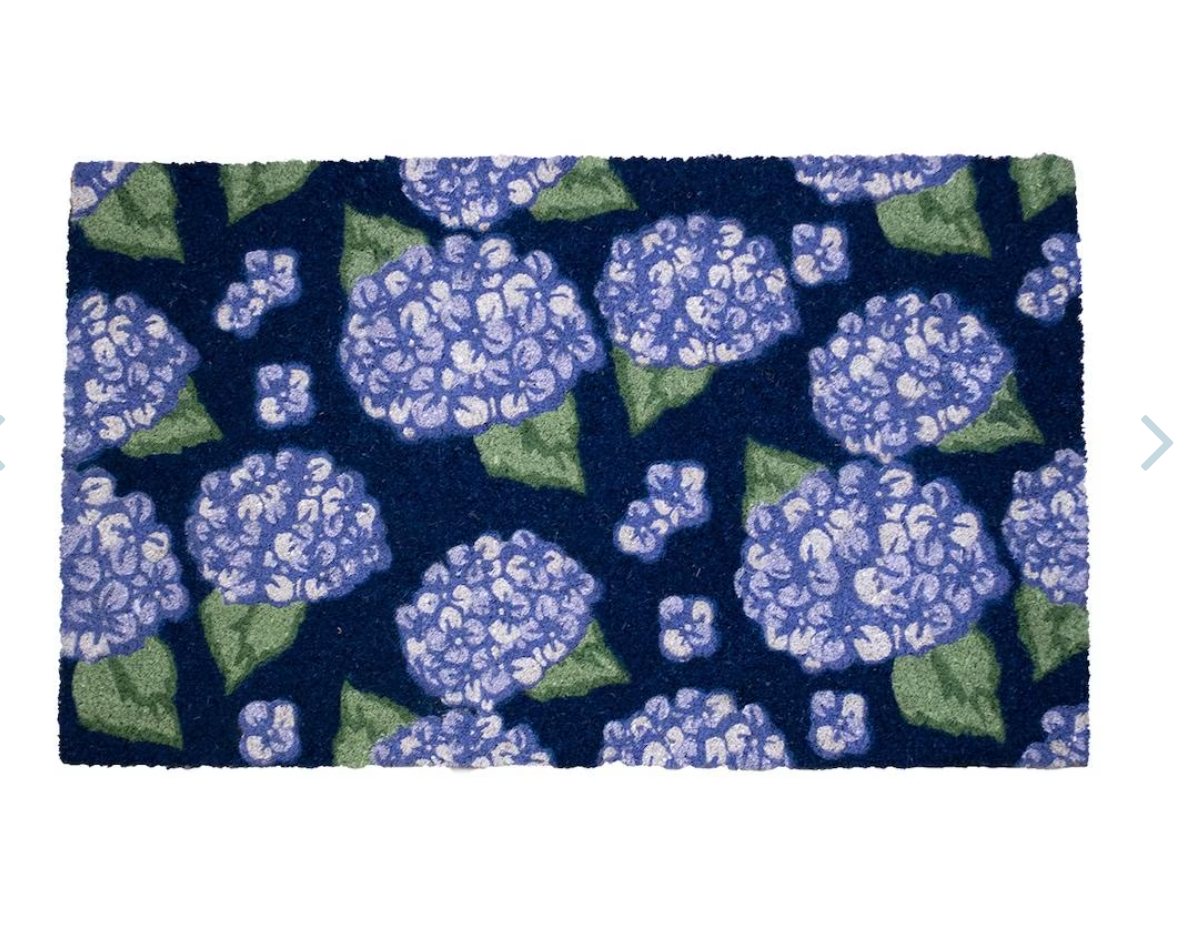 Hydrangea Coir Doormat