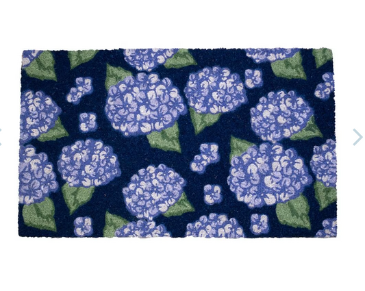 Hydrangea Coir Doormat