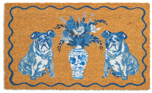 Callie Bulldog Coir Doormat
