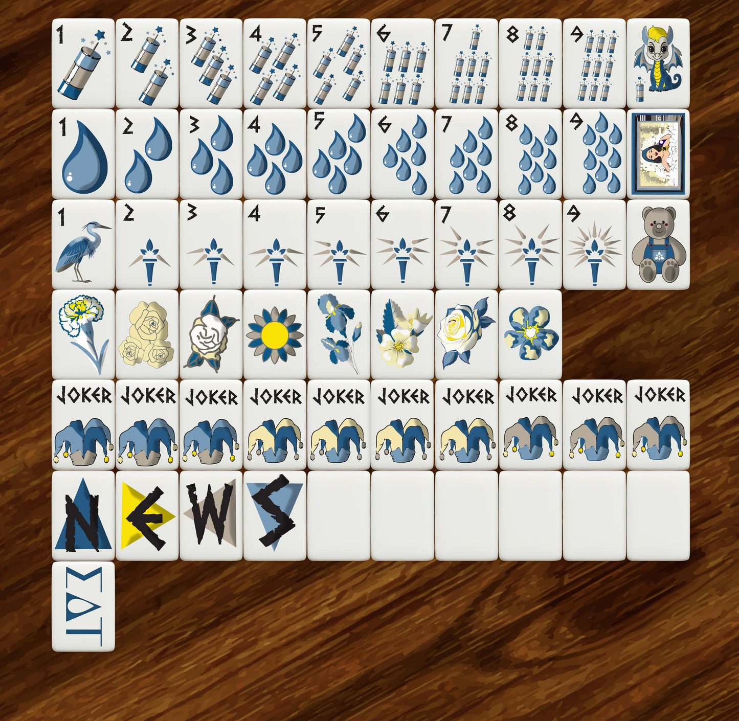 Sorority Mahjong Tiles