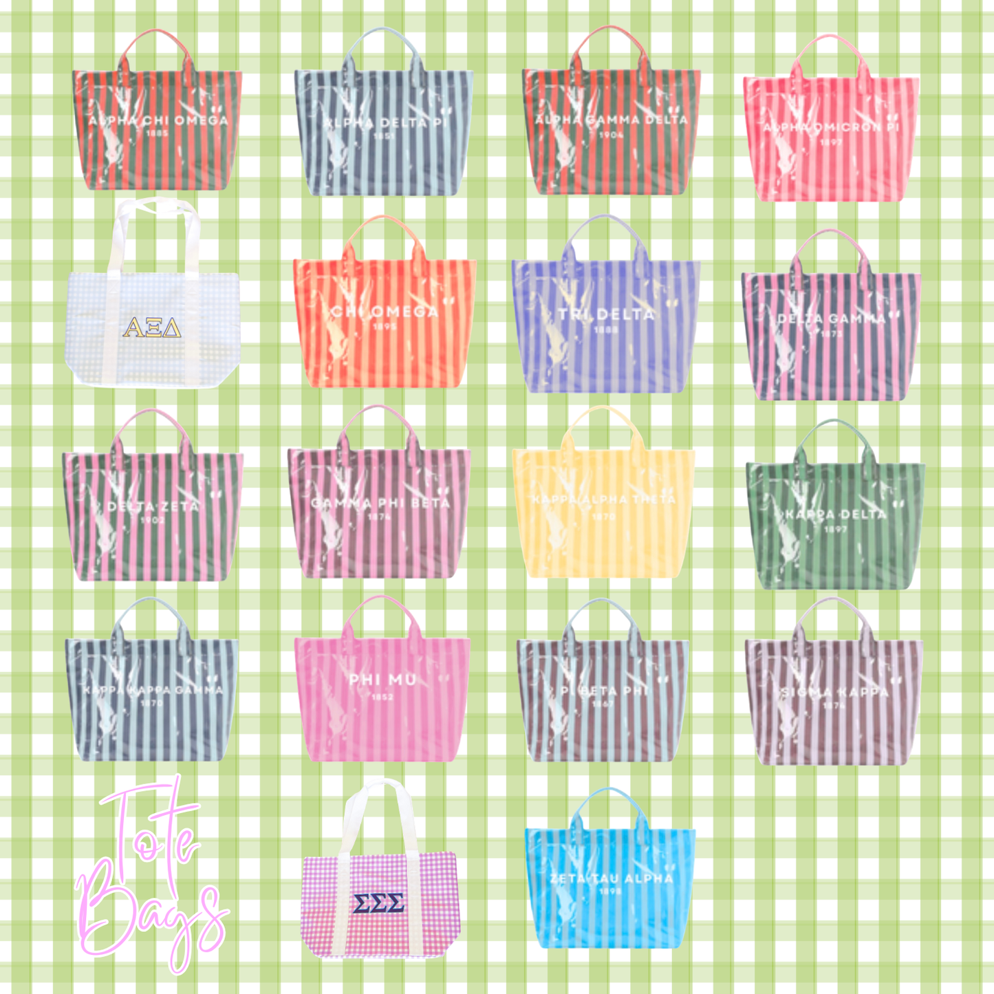 Sorority Luxe Tote Bag