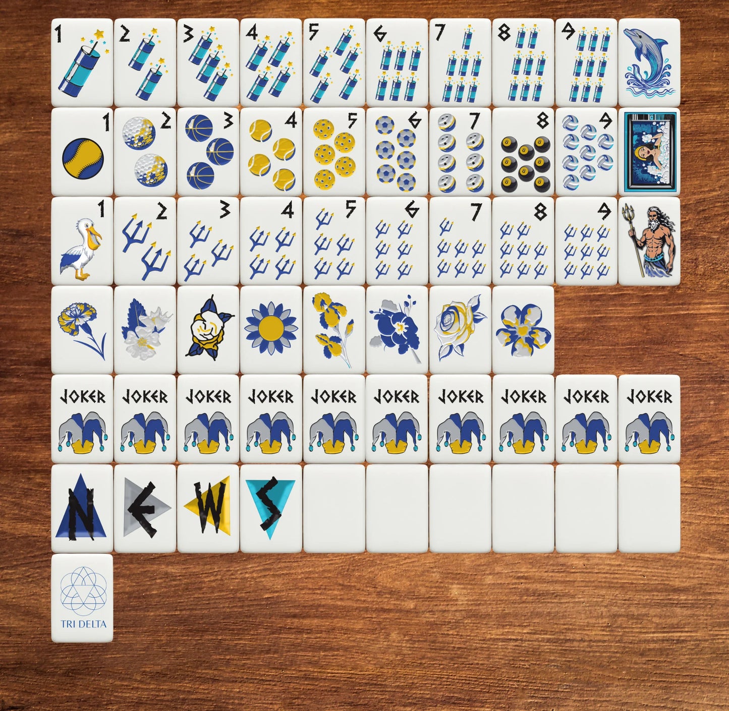 Sorority Mahjong Tiles