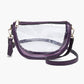 M2729 Peyton Clear Banana Crossbody Bag: Orange