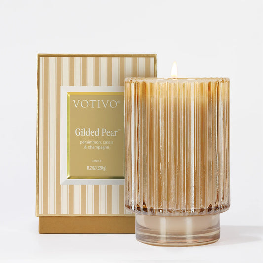 Gilded Pear Candle