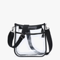 M2168CR Posie Clear Crossbody w/ Vegan Leather: Sand