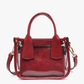 M2225CR Stacey Clear Satchel w/ Inner Bag: Mauve