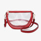 M2729 Peyton Clear Banana Crossbody Bag: Orange