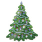Blue and White Christmas Tree Shape 500 pc Jigsaw Puzze