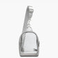 M2436CR Ellen Clear Sling Bag w/ Removable Guitar Strap: Taupe