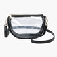 M2729 Peyton Clear Banana Crossbody Bag: Orange
