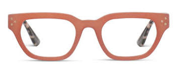 Peepers Flora- Coral/Black Marble Reading Glasses