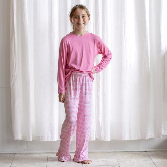 Girl's Heartstrings Ruffle Pants