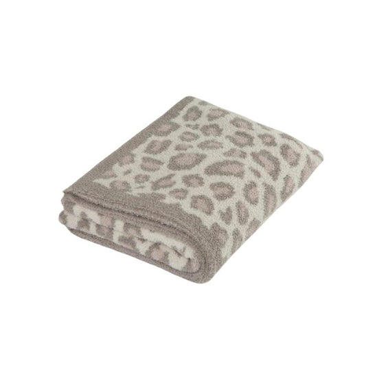 2023BF Doorbuster Soft Leopard Print Brushed Blanket