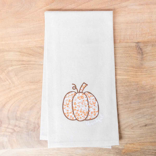 Leopard Pumpkin Hand Towel