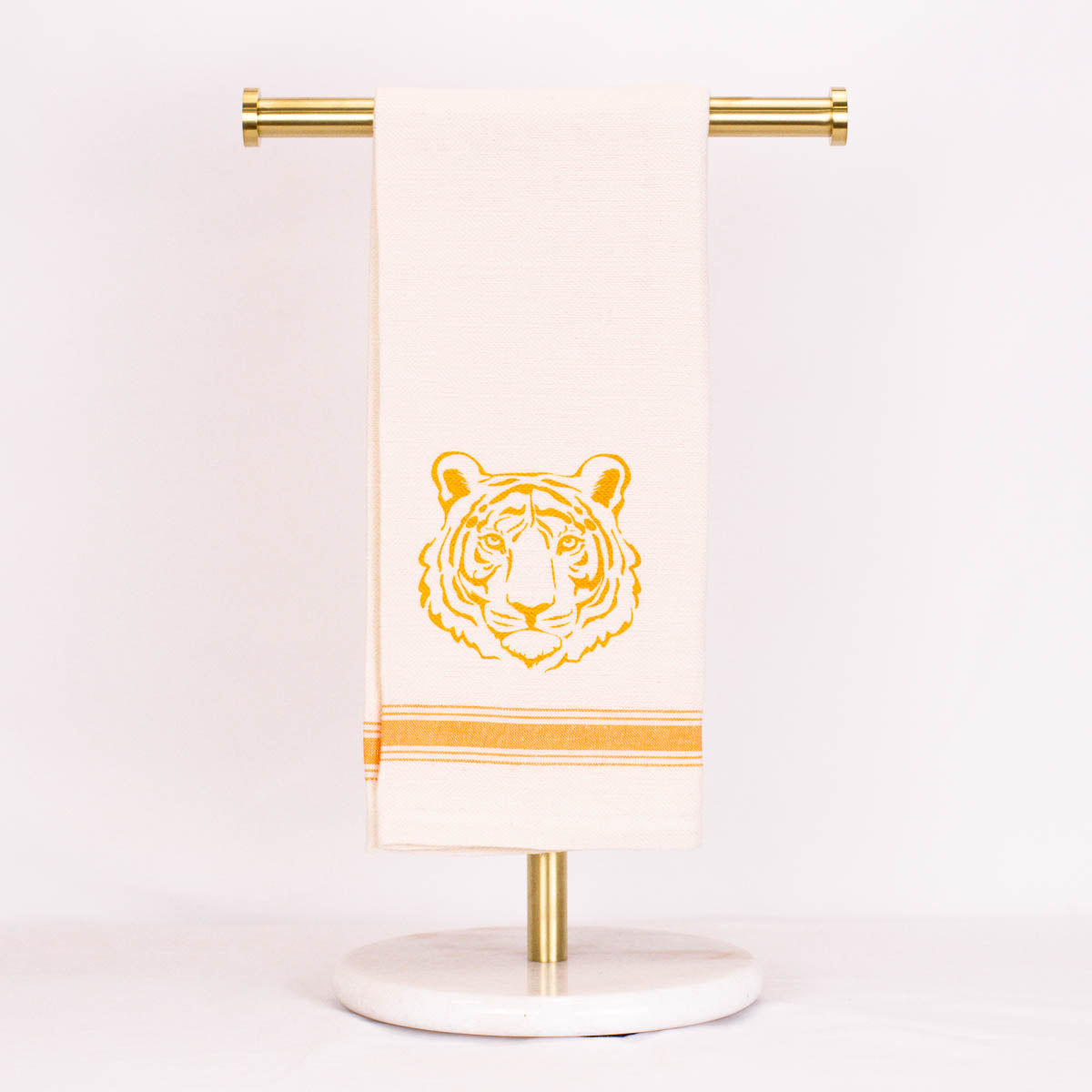 Get Em Tiger Hand Towel Cream/Gold
