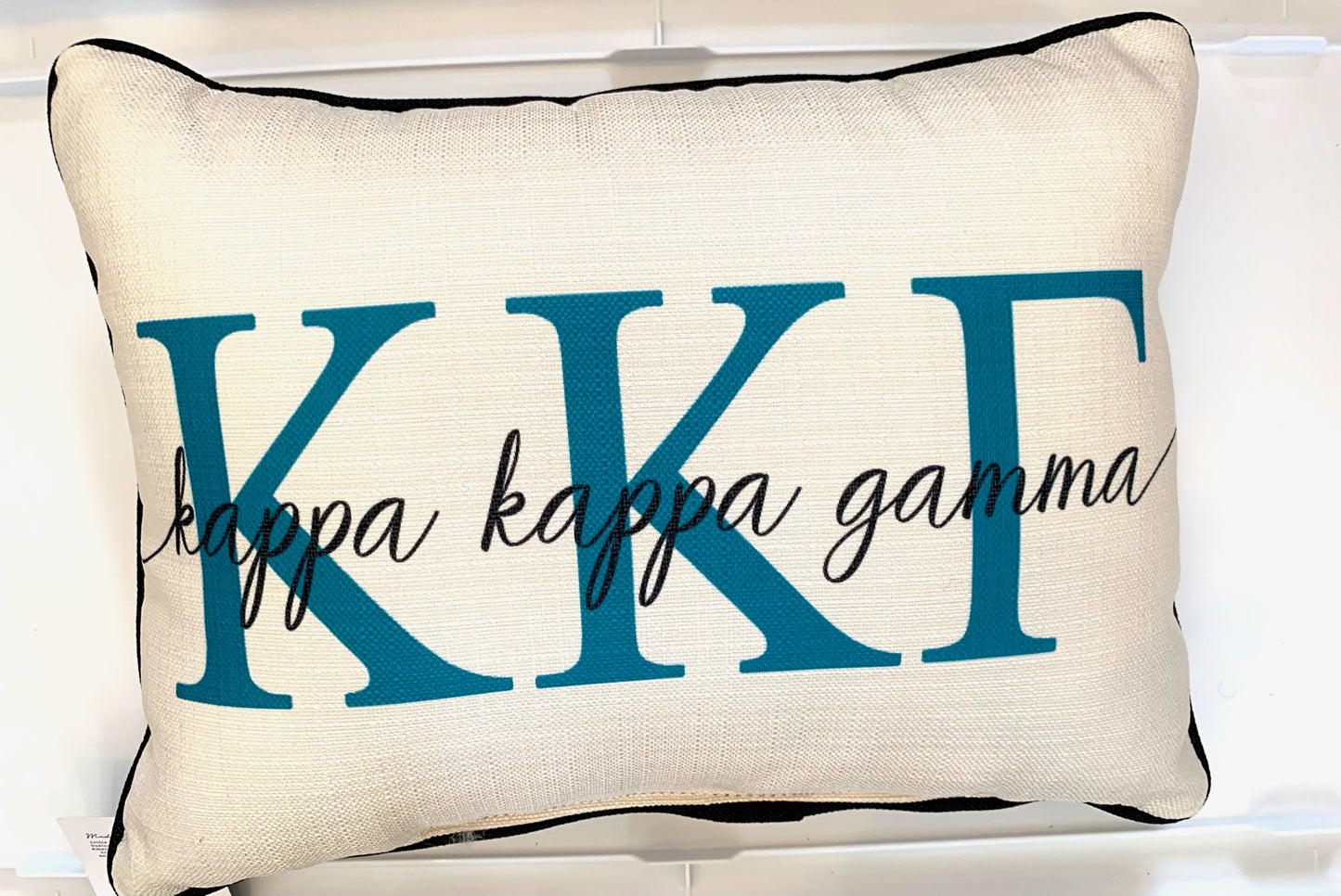 Sorority Letter Overlap Pillow