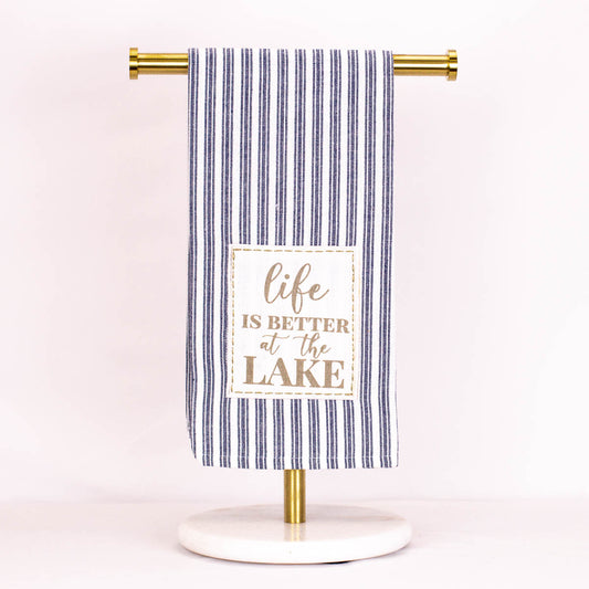 Life is better at the Lake Hand Towel