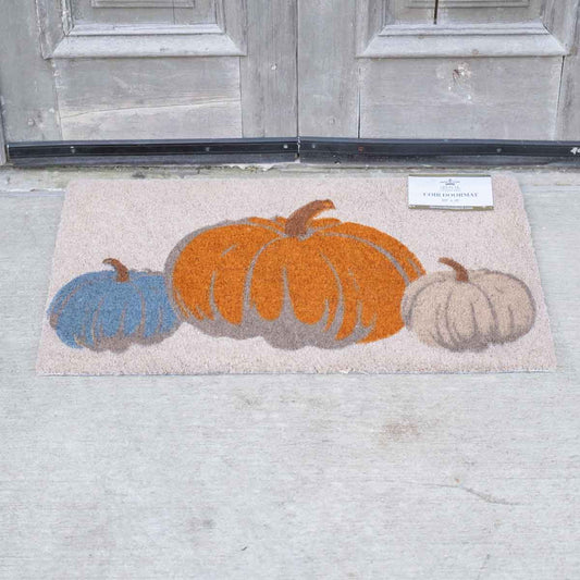 The Pumpkin Trio Coir Doormat