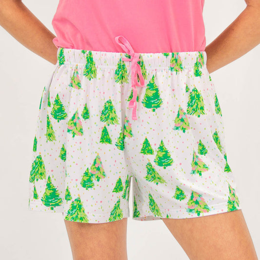 Jenny Otter Lily Pad Pyjama Shorts, Nightwear & Loungewear