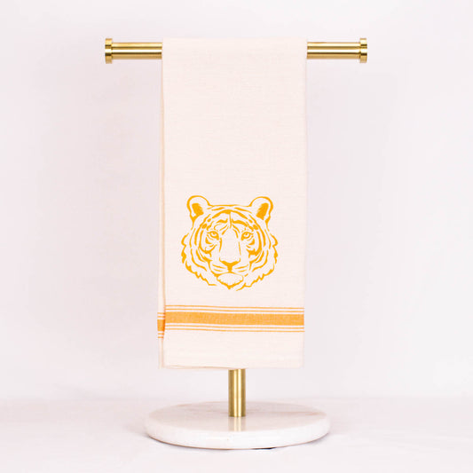 Get ‘Em Tiger Hand Towel/Orange