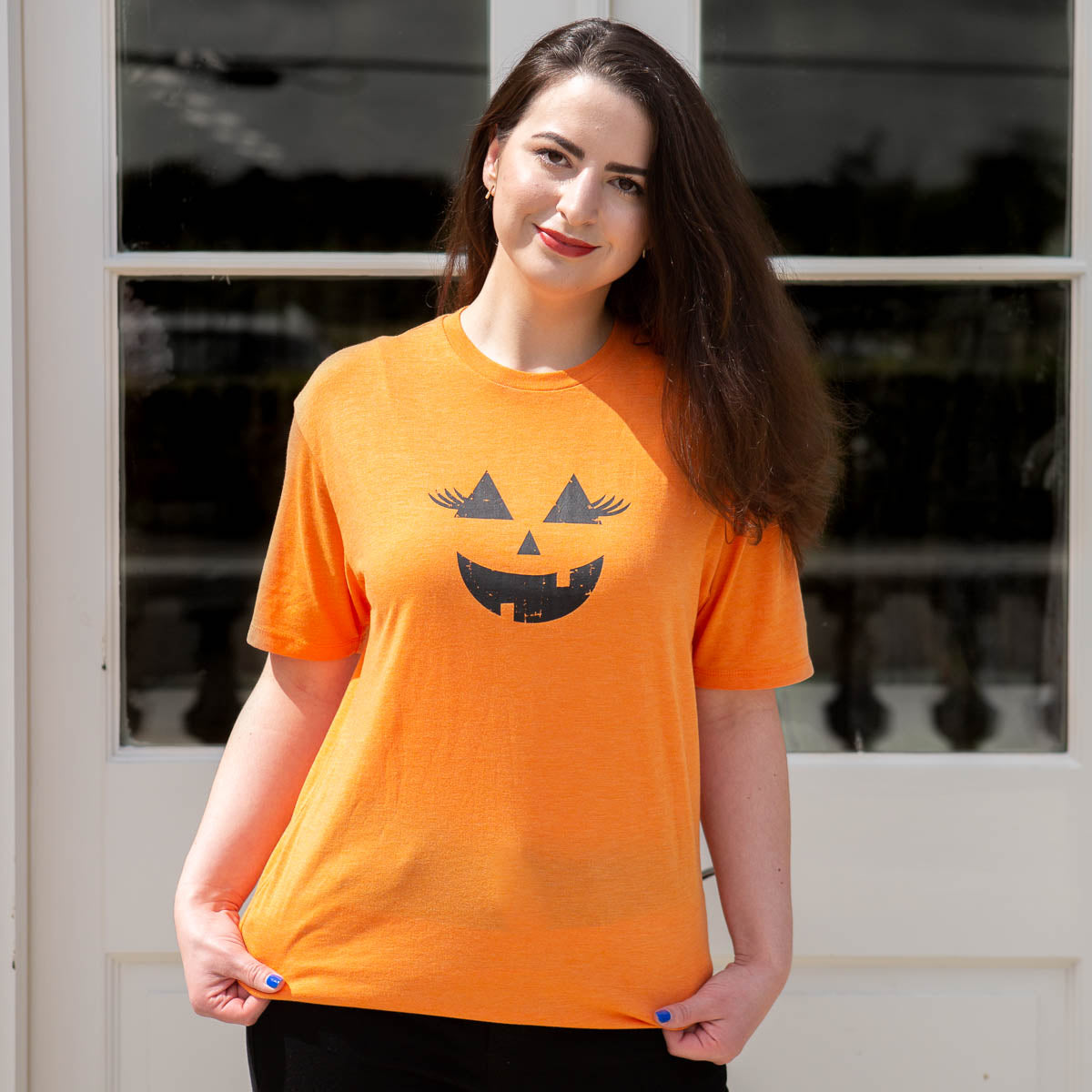 Pretty As A Pumpkin Crew Neck T-Shirt