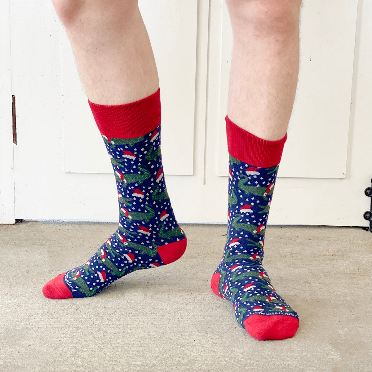 Men's Santa Gator Socks