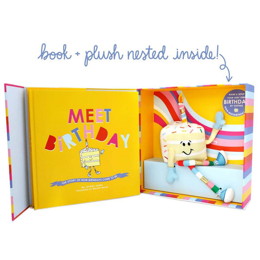 Meet Birthday- Keepsake Gift Book and Plush
