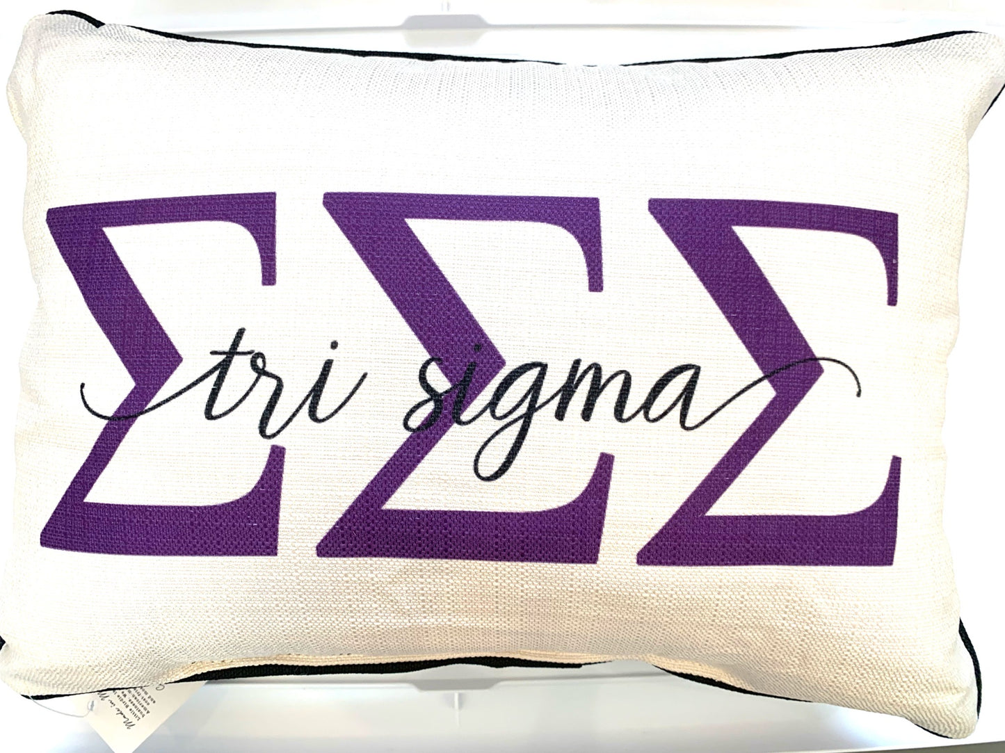 Sorority Letter Overlap Pillow