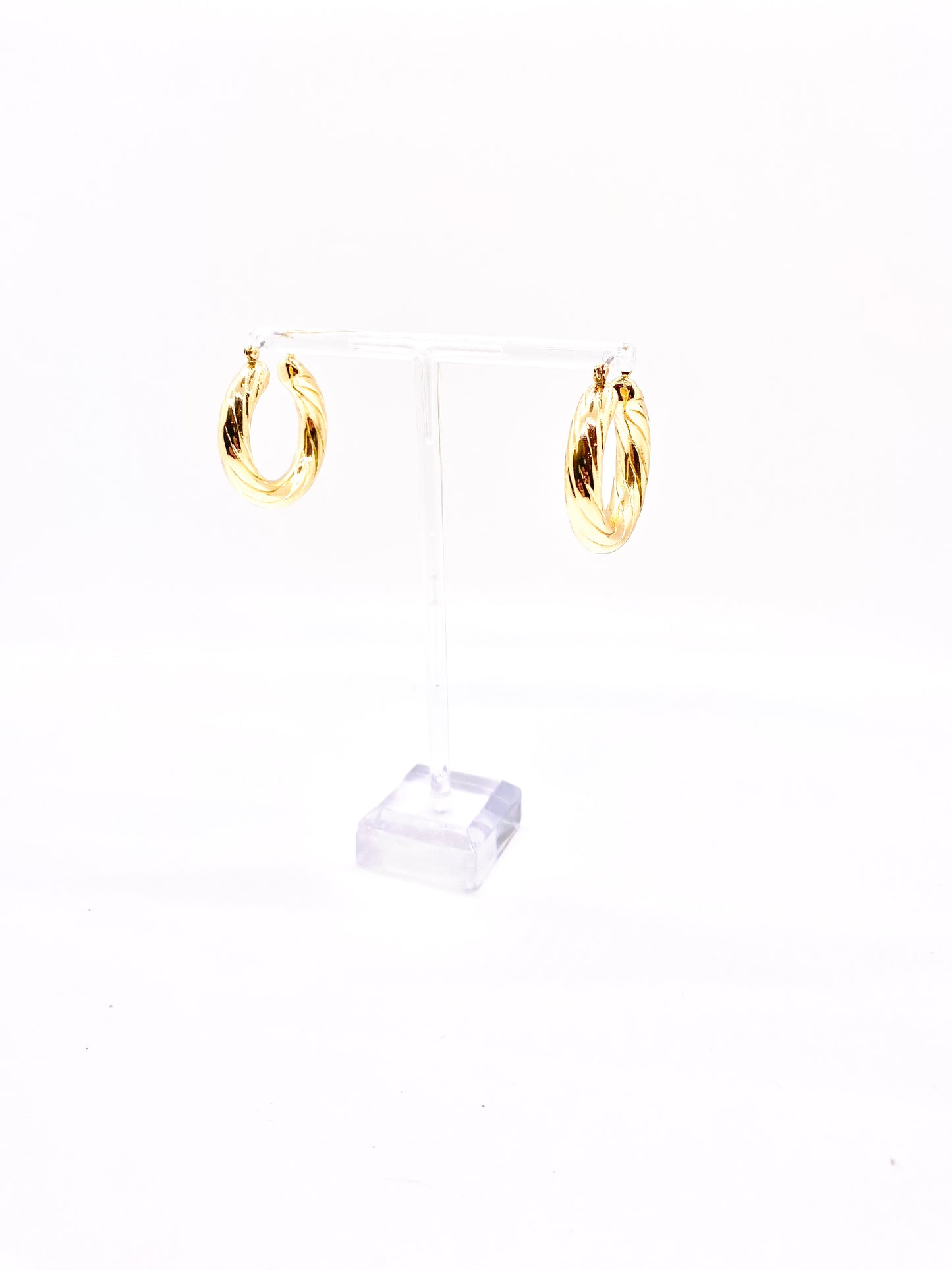 Gold/Silver Hoop Earrings