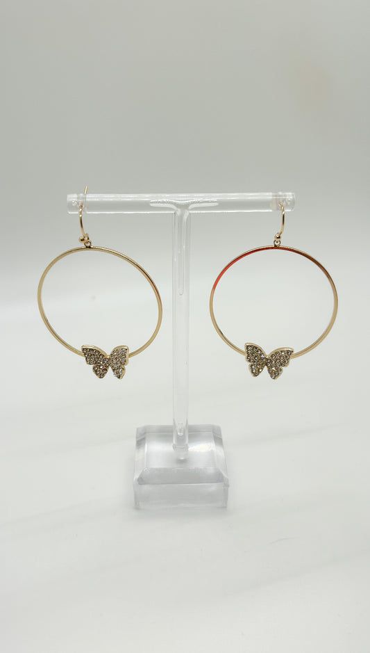 Let it Sparkle Butterfly Earrings