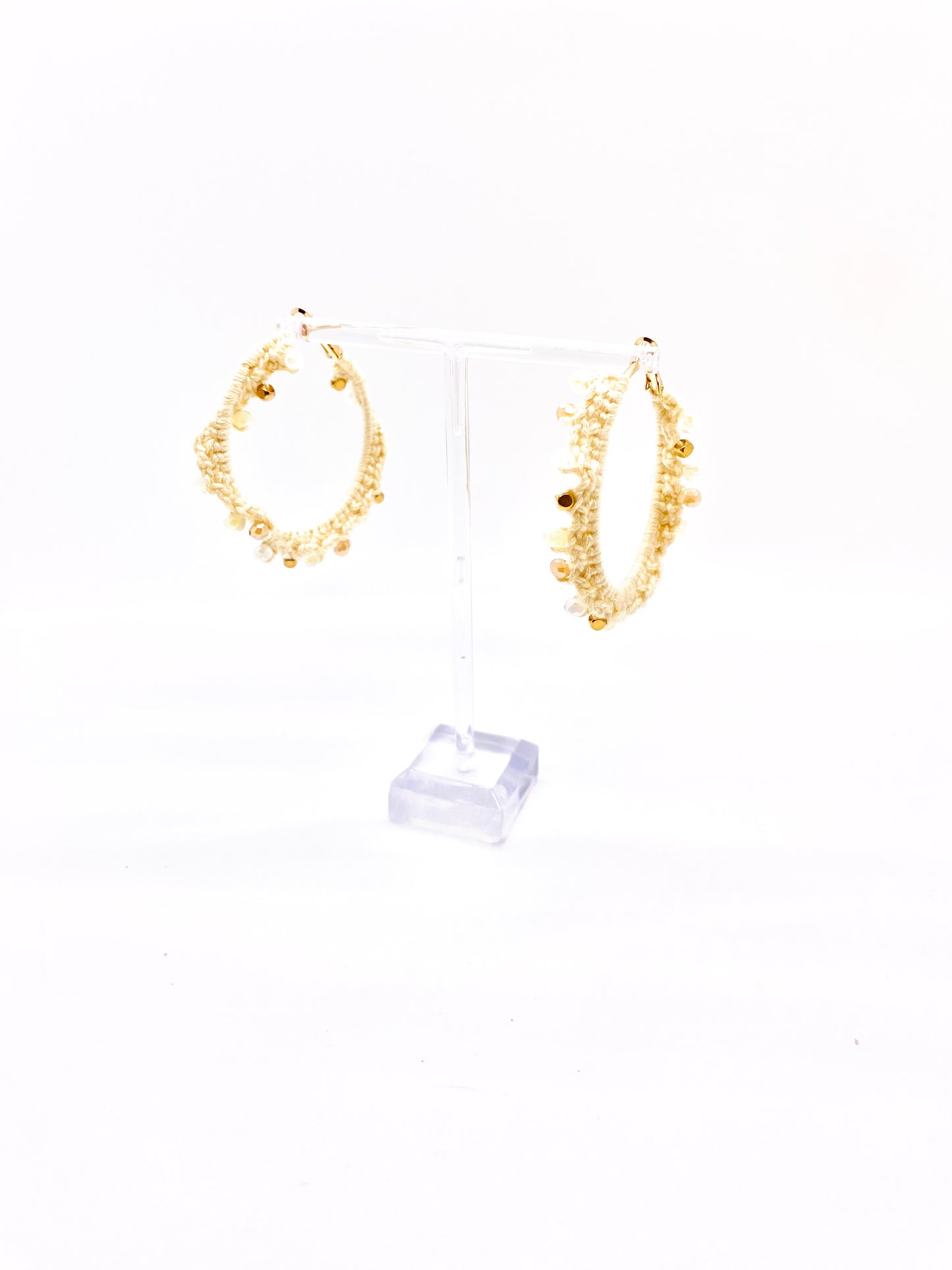 Jewel Hoop Earrings