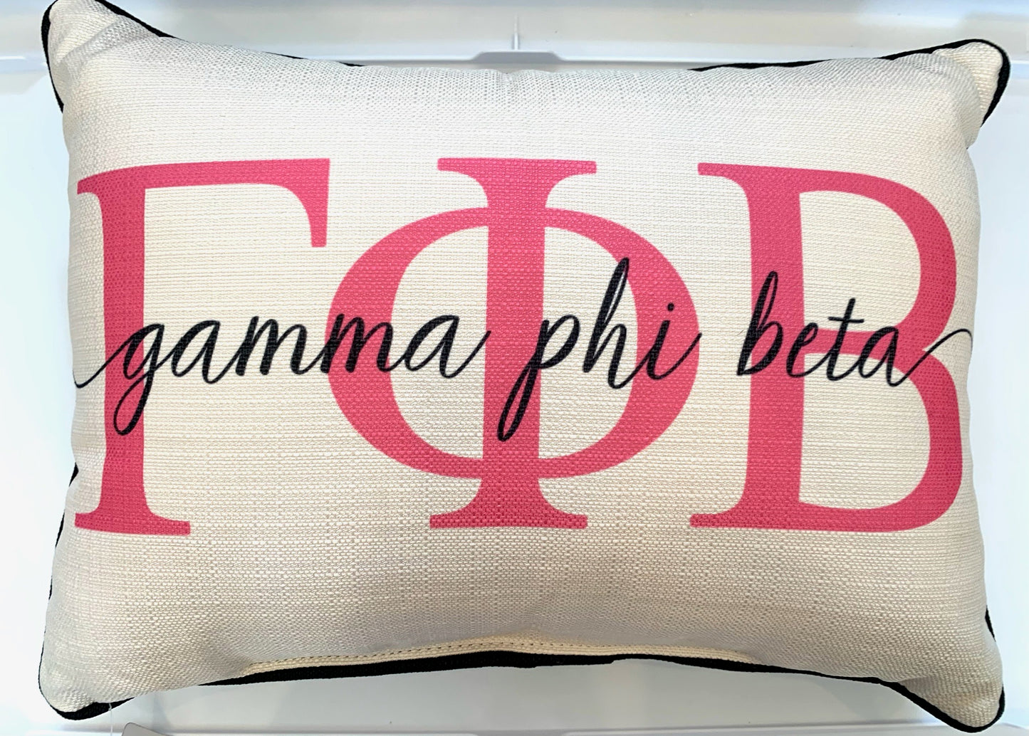 Sorority Letter Overlap Pillow