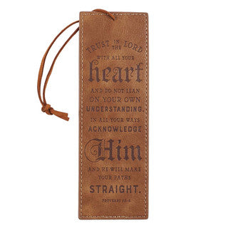 Trust in the Lord Brown Bookmark