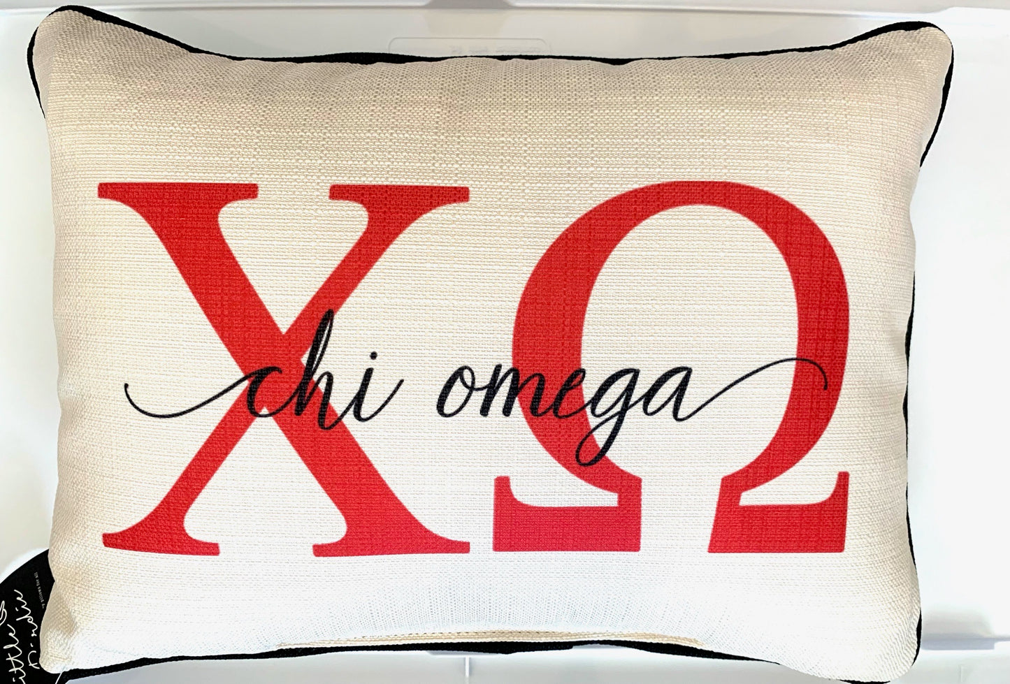 Sorority Letter Overlap Pillow