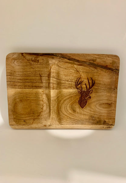 Etched Wood Valet Tray
