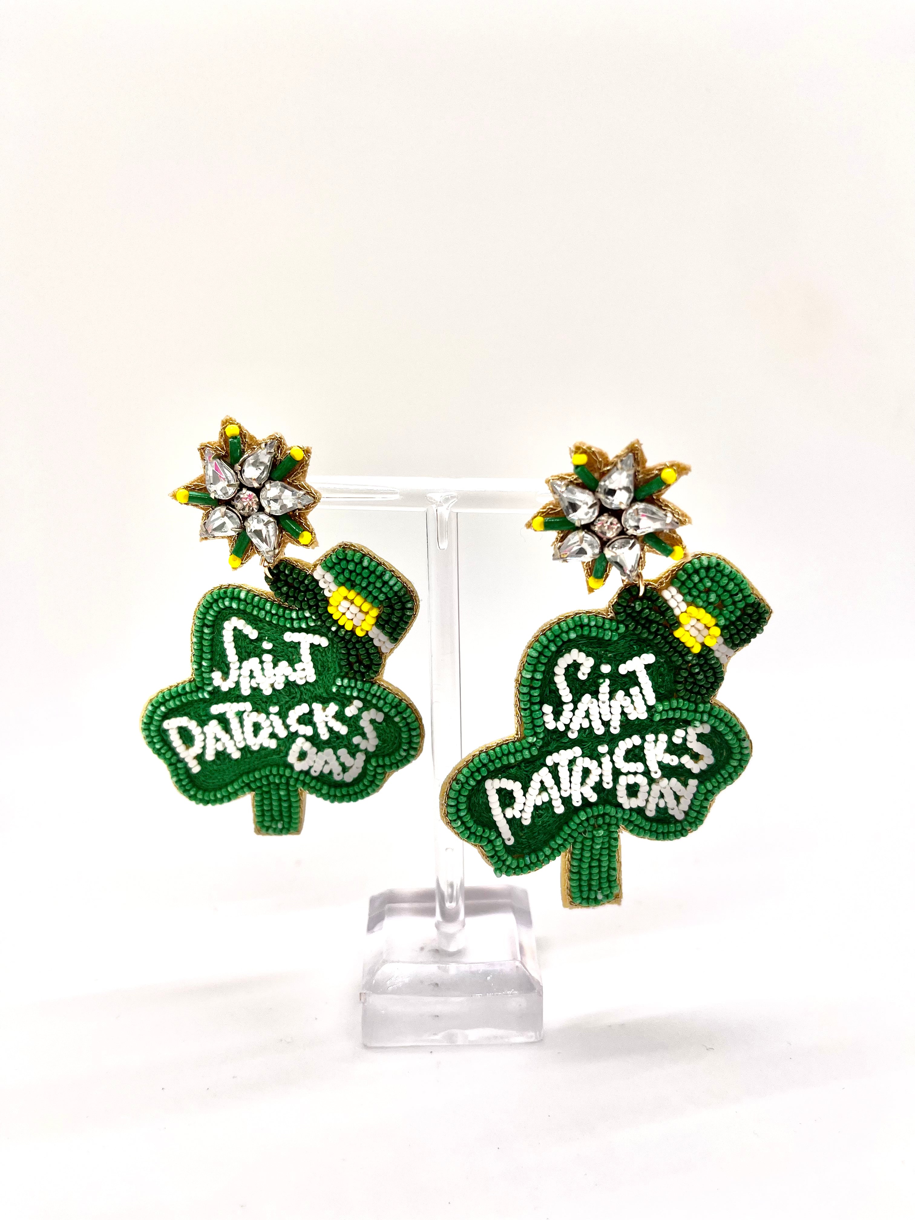 St. Patrick's Day Earrings – Melba Lily Designs
