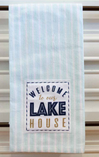 Welcome to the Lake House Hand Towel