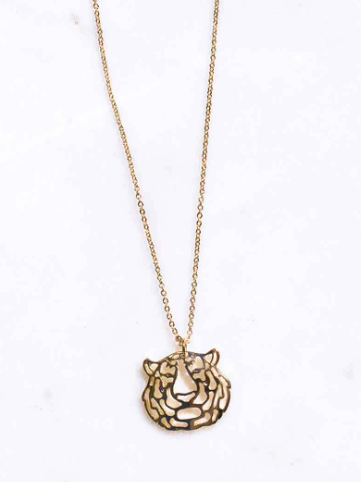 Gold Tiger Pendant